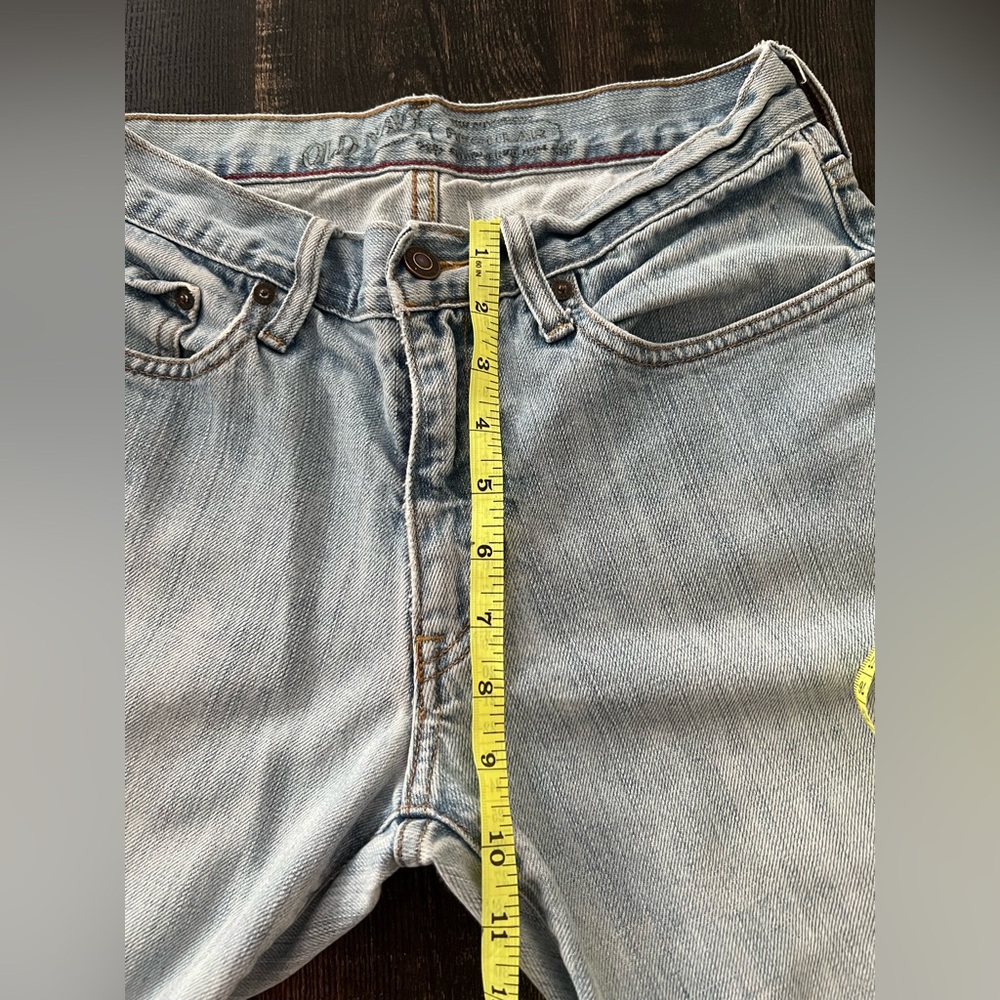 Old Navy Women's Light Blue Straight Leg Jeans - Picture 5 of 7
